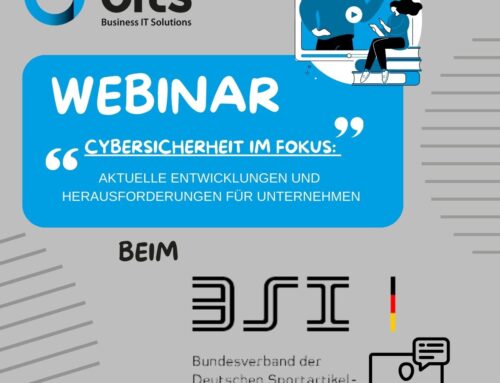  Webinar | IT-Sicherheit und Datenschutz – Schutz Ihrer geschäftskritischen Prozesse 