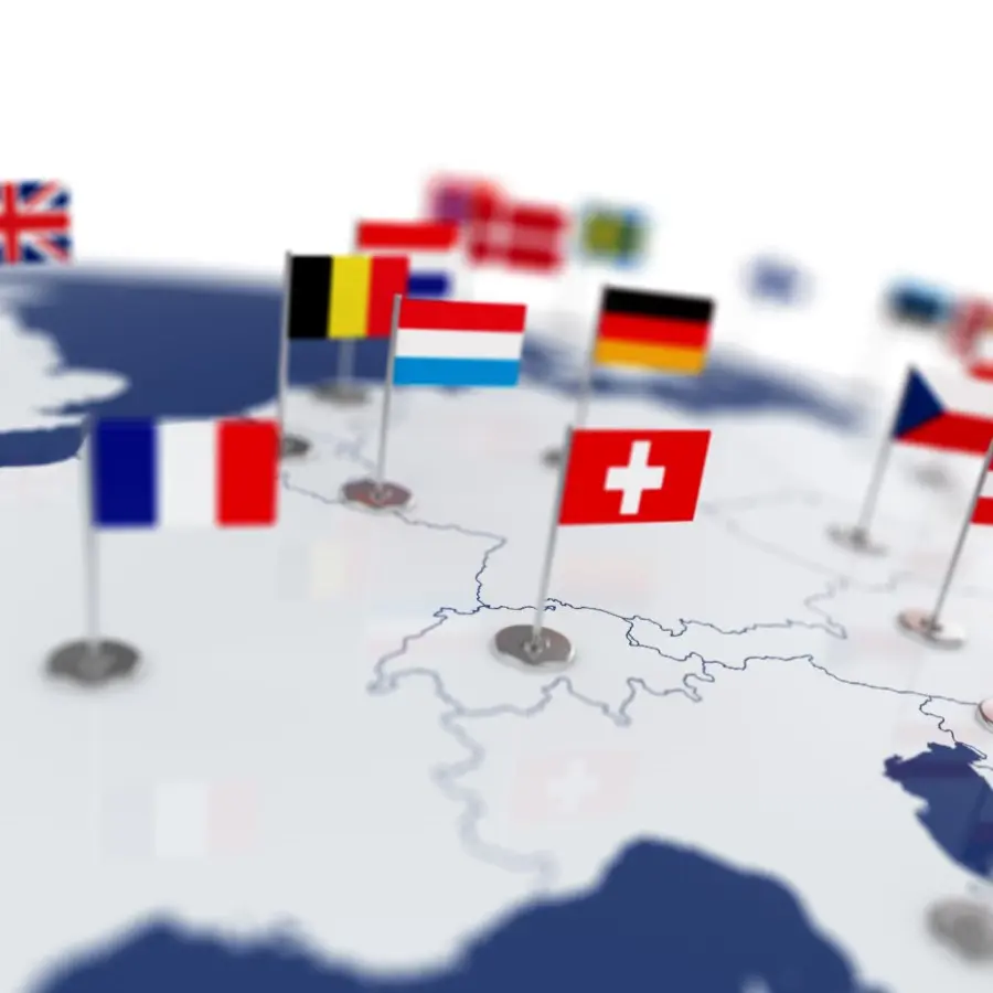 Internationalisierung einer Applikation für 21 ESA-Märkte und Importeure