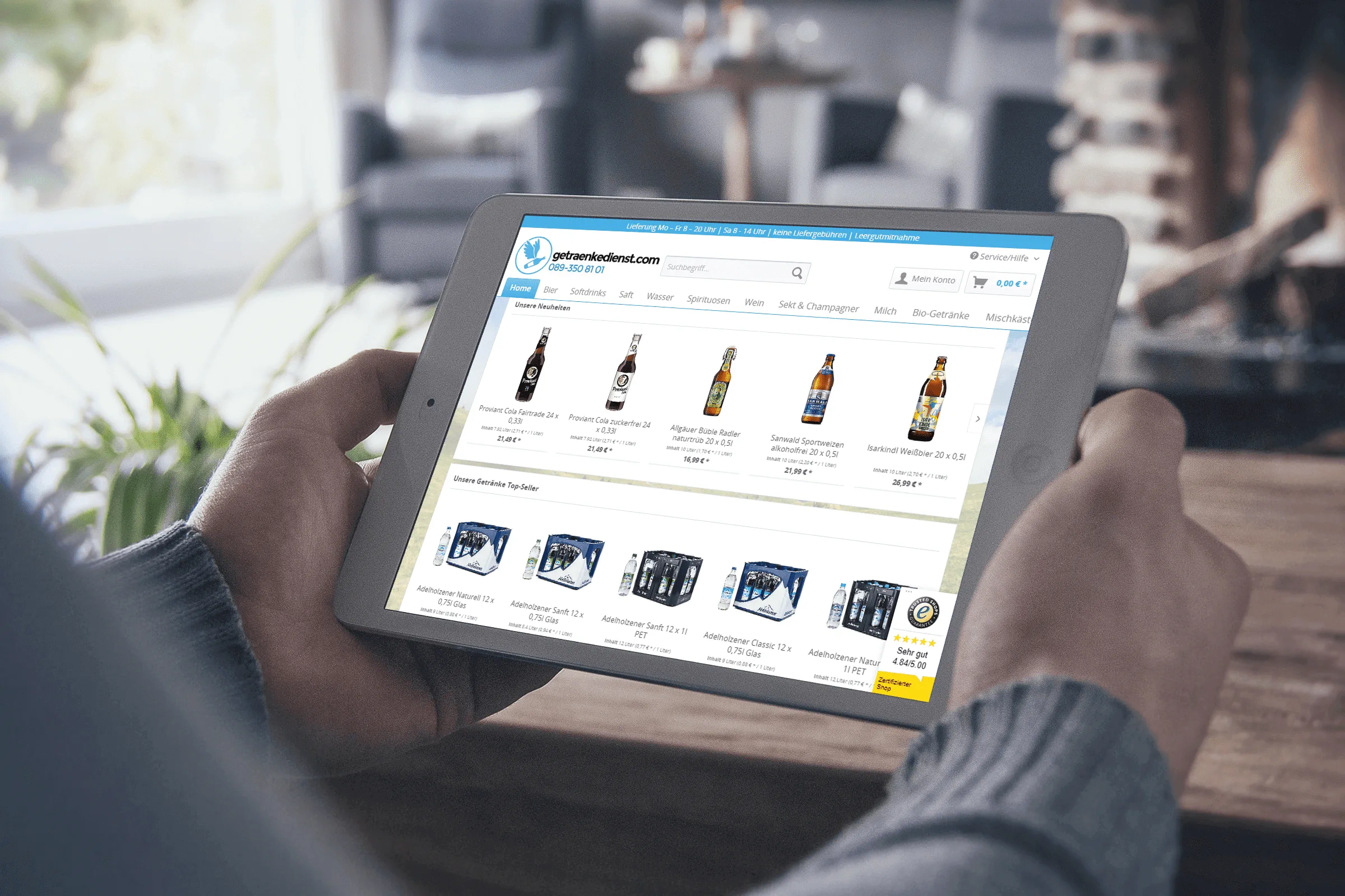 Die Internet E-Commerce Plattform getraenkedienst.com startet in Österreich